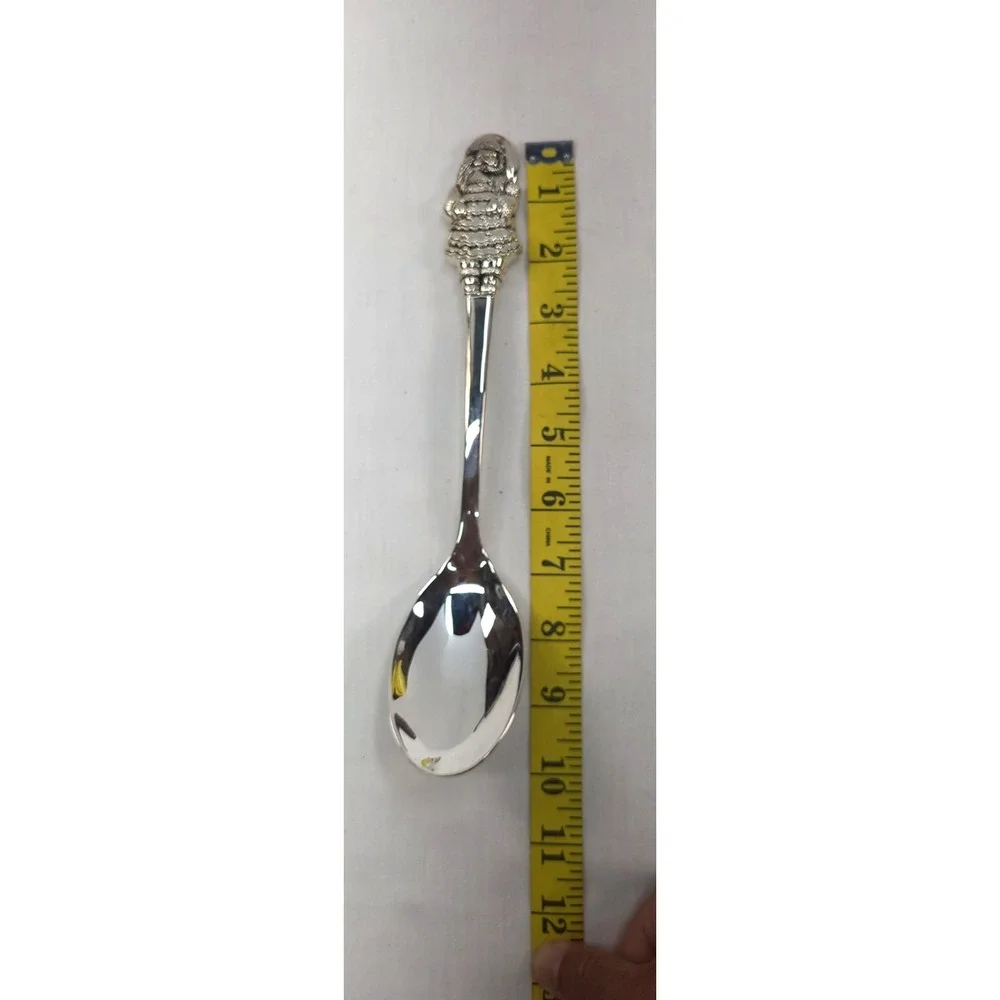 Vtg Santa Claus Silverplate Serving Spoon International Silver Company
